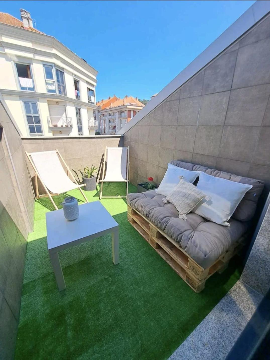 Apartament Atico Deluxe Muy Cerca De La Playa, Parking Gratis Moaña Zewnętrze zdjęcie
